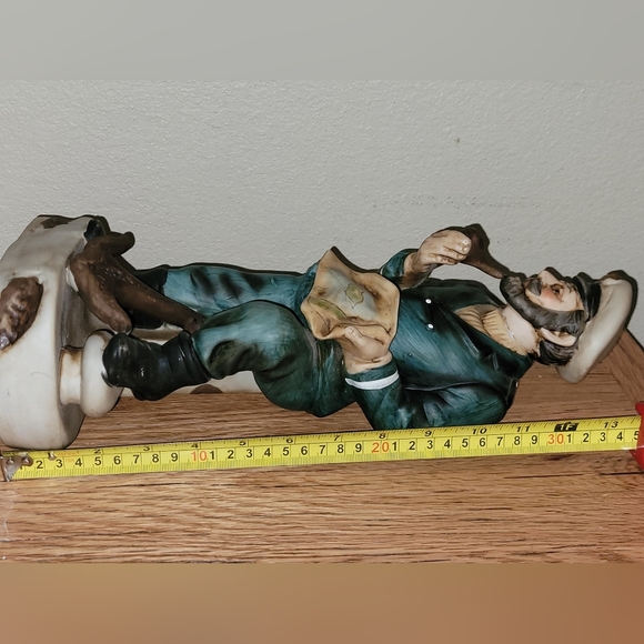 VINTAGE BOAT CAPTAIN, CERAMIC 14 Inches Tall - Picture 3 of 3